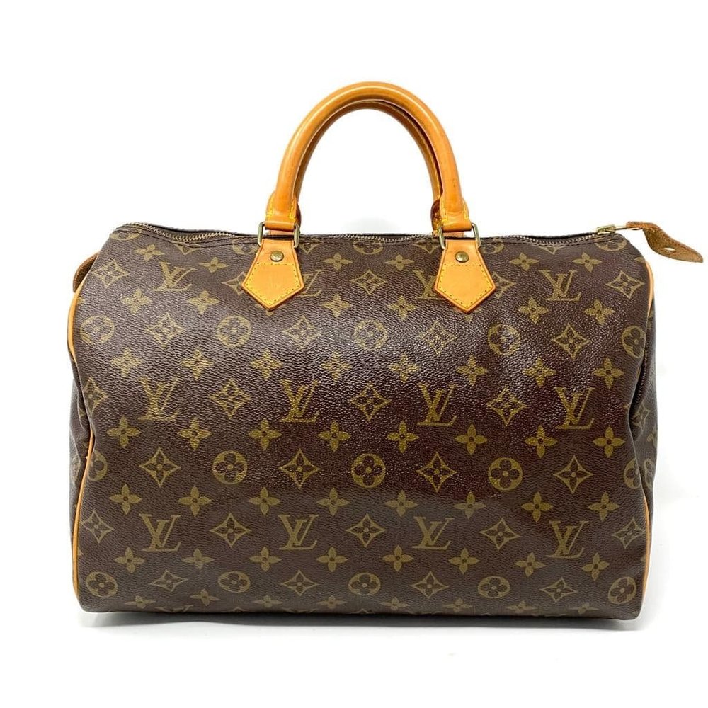 AUTH LOUIS VUITTON MONOGRAM SPEEDY 35 HAND BAG - Picture 1 of 15